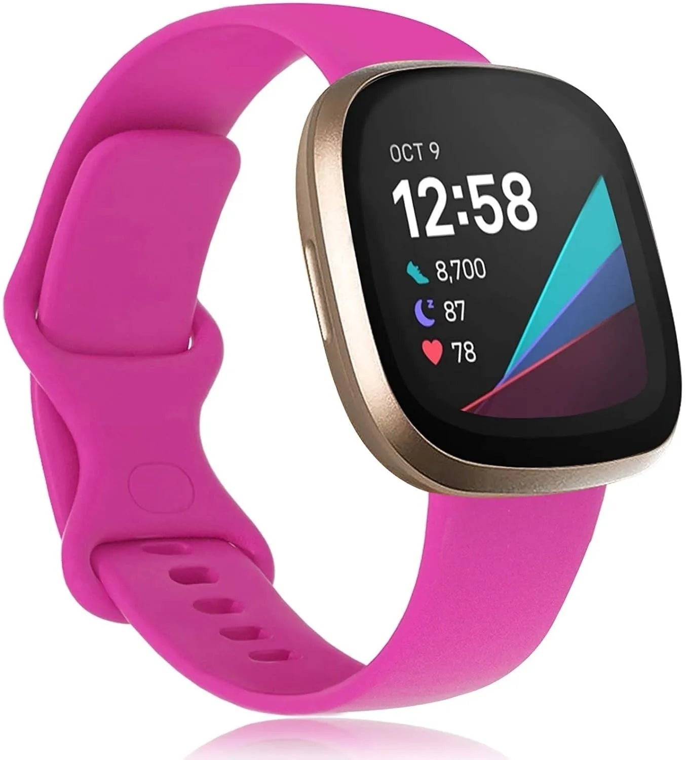 fitbit-sense-silikon-armband-rosa