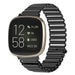 Bracelet acier loop Fitbit Versa 3 (noir)