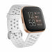 Bracelet silicone avec trous Fitbit Versa (blanc)