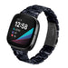 Bracelet résine Fitbit Versa 3 (noir/blanc)