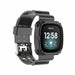 Fitbit Versa 3 Clear TPU Strap with Frame (Transparent Black)