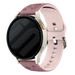 Huawei Watch GT 5 - 41mm Flower Silicone Strap (Smoke Purple/Light Pink)