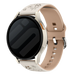 Bracelet silicone à fleurs Xiaomi Watch S4 - 41mm (lumière stellaire/beige)