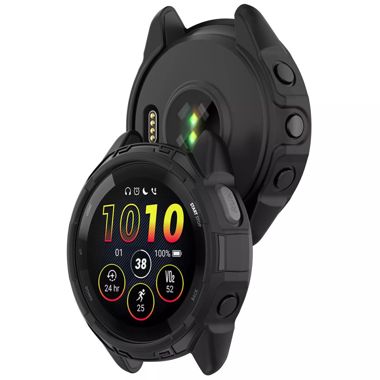 Coque TPU robuste Garmin Forerunner 265 (noir)