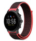 Bracelet nylon Fossil Gen 5 (noir/rouge)