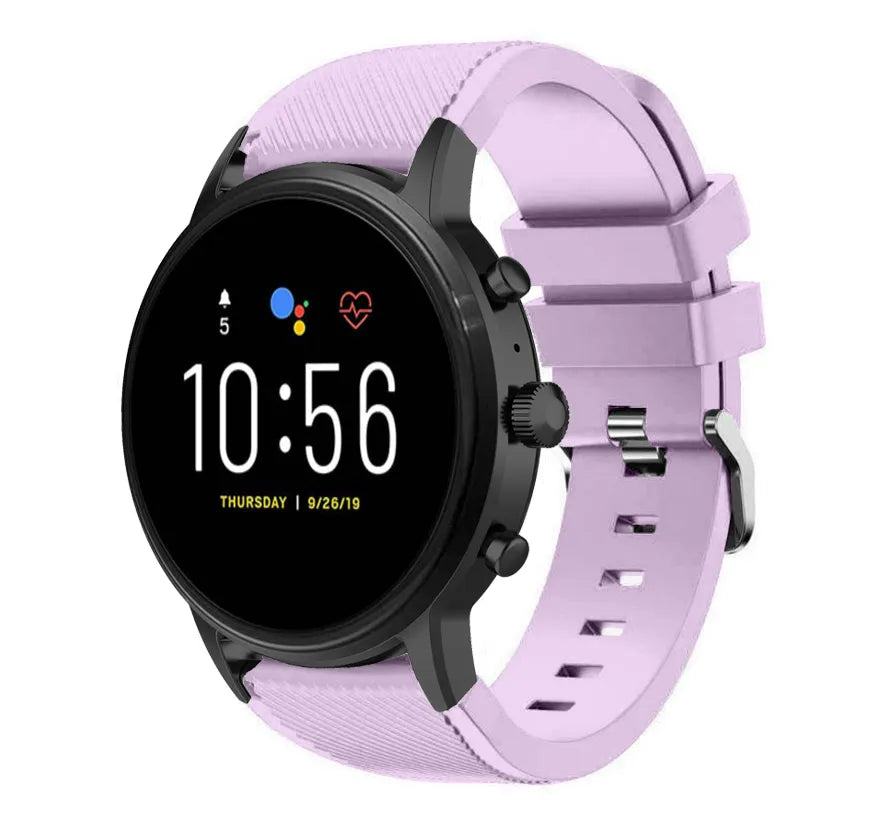 Bracelet silicone Fossil Gen 4 Explorist HR (lila)