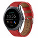 Bracelet cuir Fossil Gen 5e 44mm (rouge)