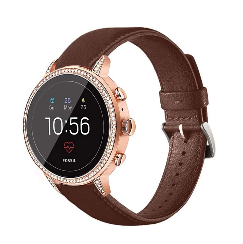 Bracelet cuir Xiaomi Watch S4 - 41mm (rouge marron)