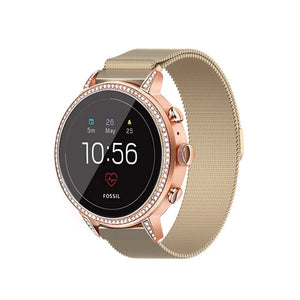 Bracelet milanais Fossil Gen 4 Venture HR (Champagne)
