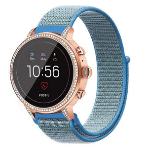 Fossil Gen 4 Venture (HR) Nylon Strap (Blue)