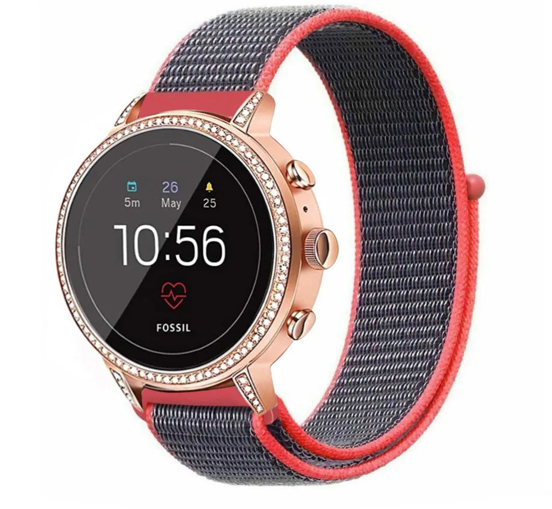 Bracelet nylon Fossil Gen 4 Venture HR (coquillage)