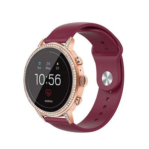 fossil-gen-5e-sport-bandje-rood