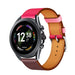 Bracelet cuir Fossil Gen 6 - 44mm (rose vif/marron rouge)