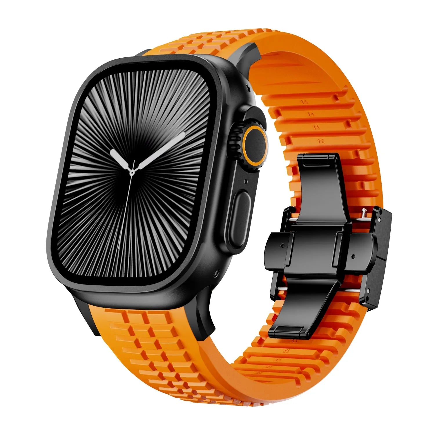 Bracelet silicone Premium Apple Watch (naranja)