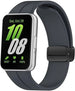 Bracelet silicone avec D-buckle Samsung Galaxy Fit 3 (gris foncé)