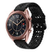 Bracelet silicone à motifs Samsung Galaxy Watch 3 41mm (noir)