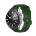Bracelet silicone luxe Samsung Galaxy Watch 3 45mm (vert armée)