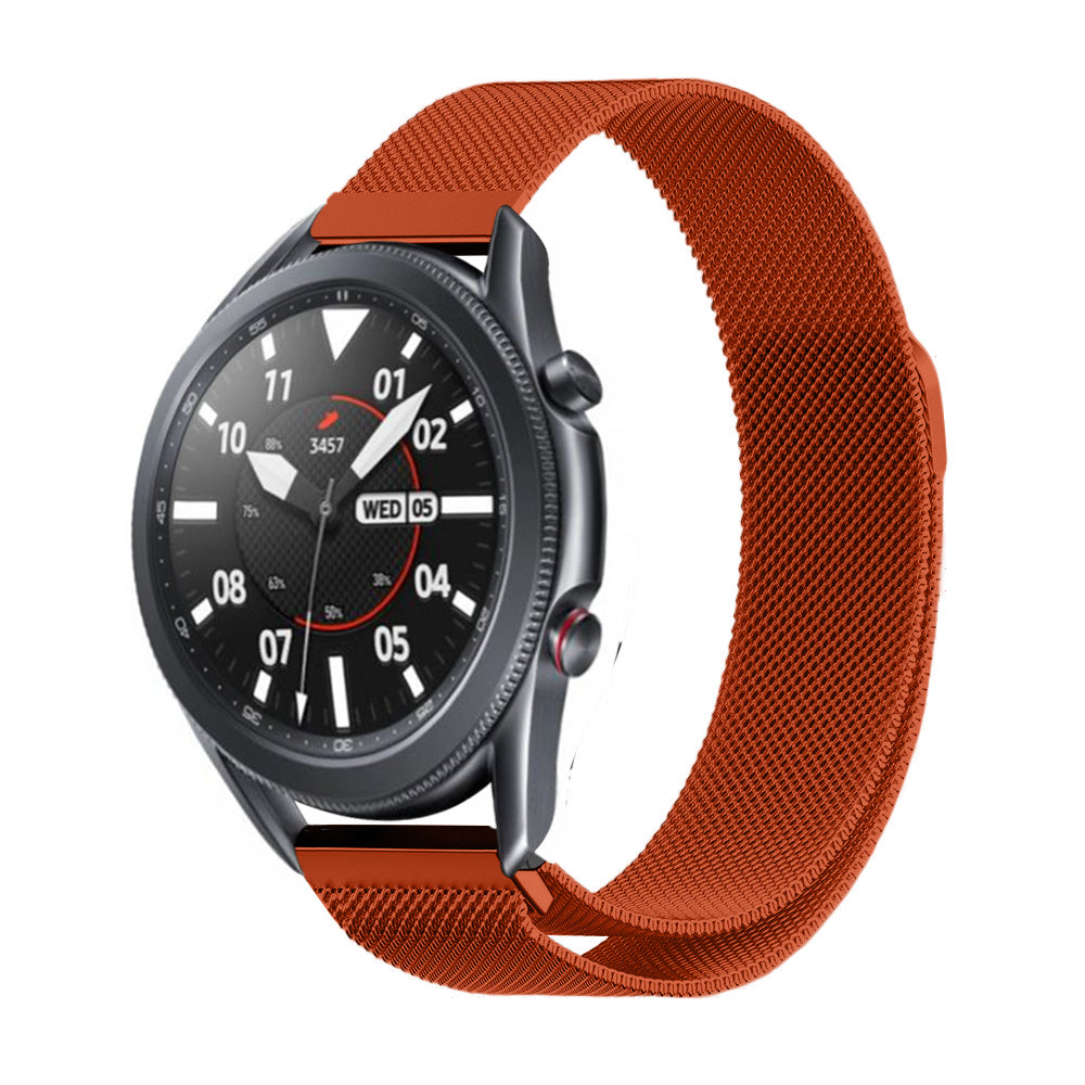 Bracelet milanais Samsung Galaxy Watch 3 45mm (orange)