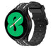 Bracelet boucle sport Samsung Galaxy Watch 4 40mm (noir/blanc)