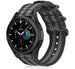 Bracelet nylon boucle Samsung Galaxy Watch 4 Classic 42mm (noir/gris)
