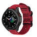 Bracelet nylon boucle Samsung Galaxy Watch 4 Classic 42mm (rouge)