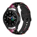 Bracelet silicone Samsung Galaxy Watch 4 Classic 42mm fleur rose