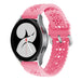 Bracelet silicone à motifs Samsung Galaxy Watch 4 40mm (rose vif)