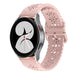 Samsung Galaxy Watch 4 40mm Patterned Silicone Strap (Pink)