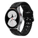Bracelet silicone à motifs Samsung Galaxy Watch 4 40mm (noir)