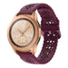 Bracelet silicone à motifs Samsung Galaxy Watch 42mm (bordeaux)