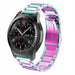 Bracelet acier Samsung Galaxy Watch 46mm (arc-en-ciel)