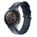 Bracelet cuir Samsung Galaxy Watch 46mm (bleu foncé)
