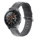 Bracelet cuir Samsung Galaxy Watch 46mm (gris foncé)