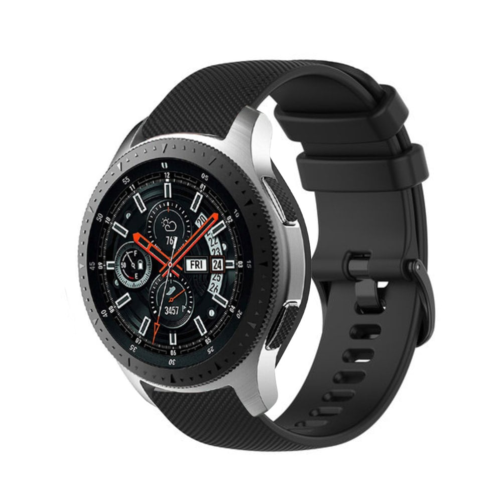 Bracelet silicone Premium Samsung Galaxy Watch 46mm (noir)