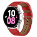 Bracelet cuir Samsung Galaxy Watch 5 44mm (rouge)