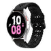 Bracelet silicone à motifs Samsung Galaxy Watch 5 44mm (noir)