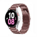 Bracelet acier Samsung Galaxy Watch 5 - 44mm (bronze-marron)