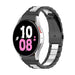 Bracelet acier maillons Samsung Galaxy Watch 5 - 44mm (noir/argent)