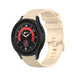 Samsung Galaxy Watch 5 Pro Premium Silicone Strap (Beige)