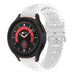 Bracelet silicone à motifs Samsung Galaxy Watch 5 Pro (blanc)