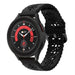 Samsung Galaxy Watch 5 Pro Silicone Strap Patterned (Black)