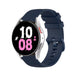 Bracelet silicone luxe Samsung Galaxy Watch 5 - 44mm (bleu foncé)