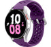 Bracelet silicone avec trous Samsung Galaxy Watch 5 - 44mm (violet)