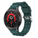 Samsung Galaxy Watch 5 40mm Silicone Armor Strap (Dark Green)