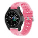 Samsung Galaxy Watch 4 Classic 42mm Patterned Silicone Strap (Bright Pink)