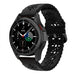 Bracelet silicone à motifs Samsung Galaxy Watch 4 Classic 46mm (noir)