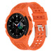 Bracelet silicone intégral Samsung Galaxy Watch 4 Classic 46mm (orange)