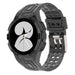 Bracelet silicone avec cadre Samsung Galaxy Watch 4 - 40mm (noir transparent)