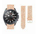 Bracelet cuir pailleté Samsung Galaxy Watch 3 45mm (or rose)