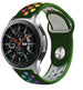 Bracelet sport Samsung Galaxy Watch 46mm (vert armée et multicolore)